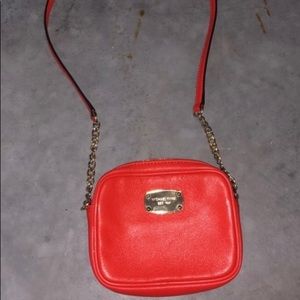 Red Michael Kors Purse